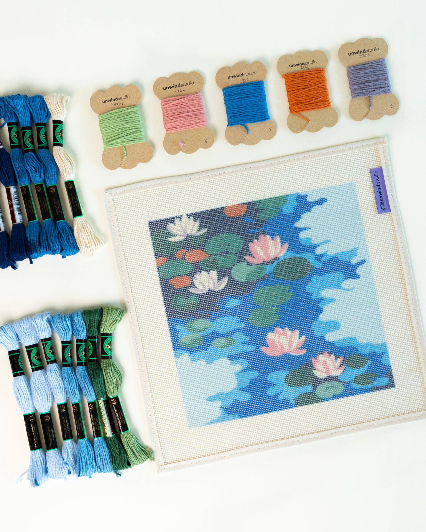 Claude Monet - Water Lilies - Needlepoint Kit