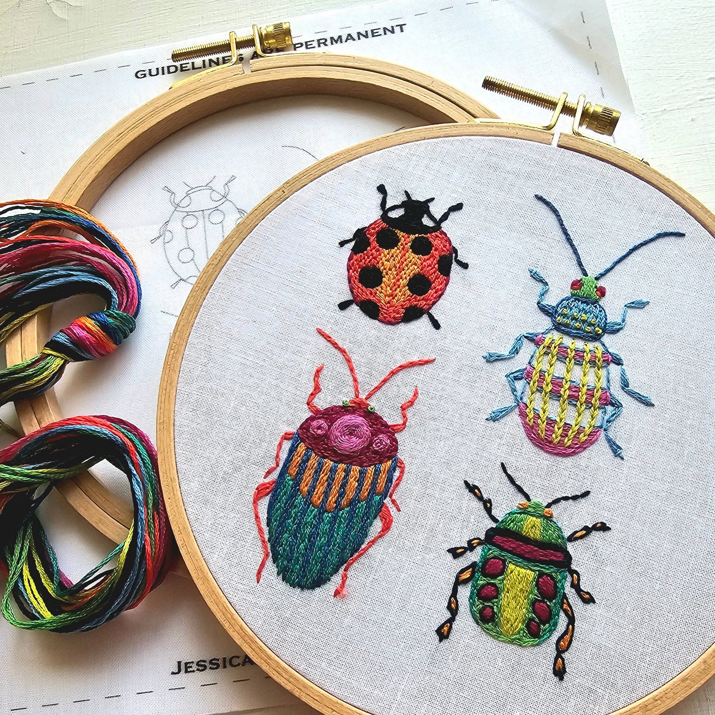 Beetle Collection - Embroidery Kit