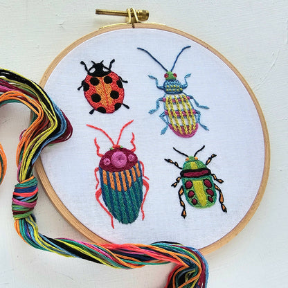 Beetle Collection - Embroidery Kit