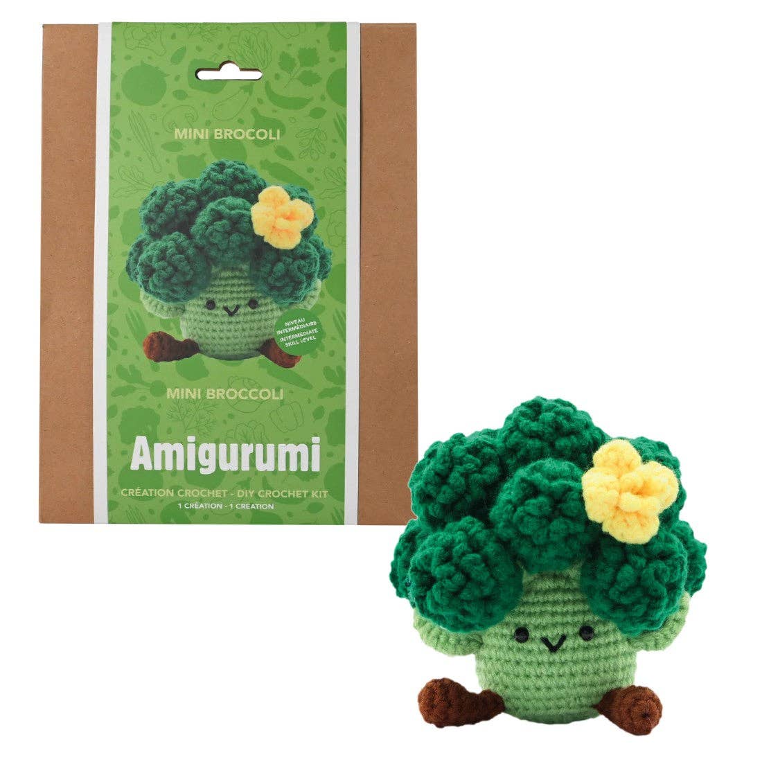 Mini Brocoli Buddy - DIY Crochet Kit