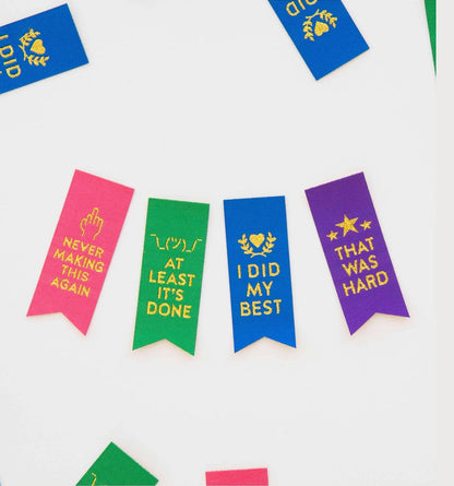 Sarcastic Award Ribbon Multipack Sewing Labels by Sarah Hearts