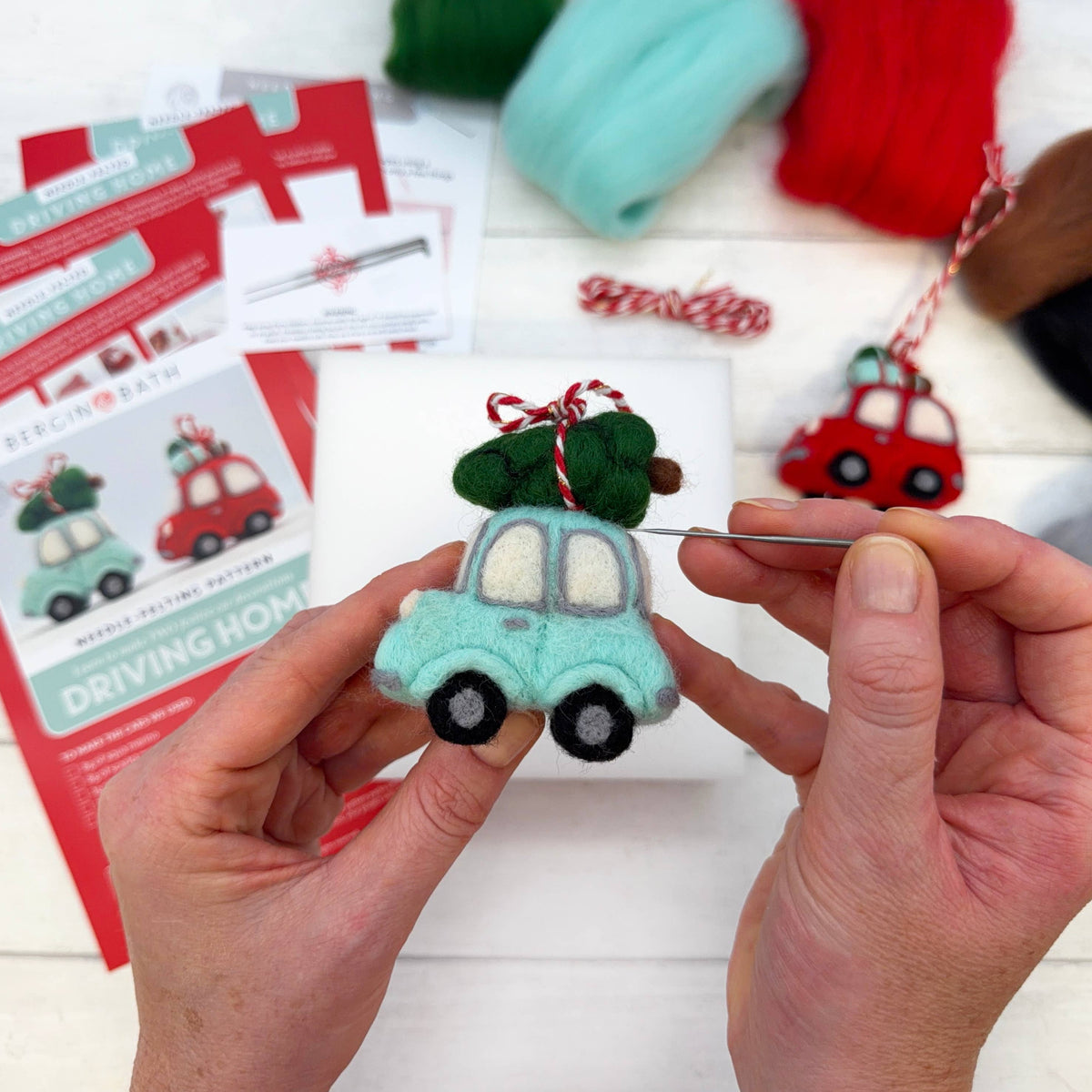 Driving Home - Needle Felting Kit