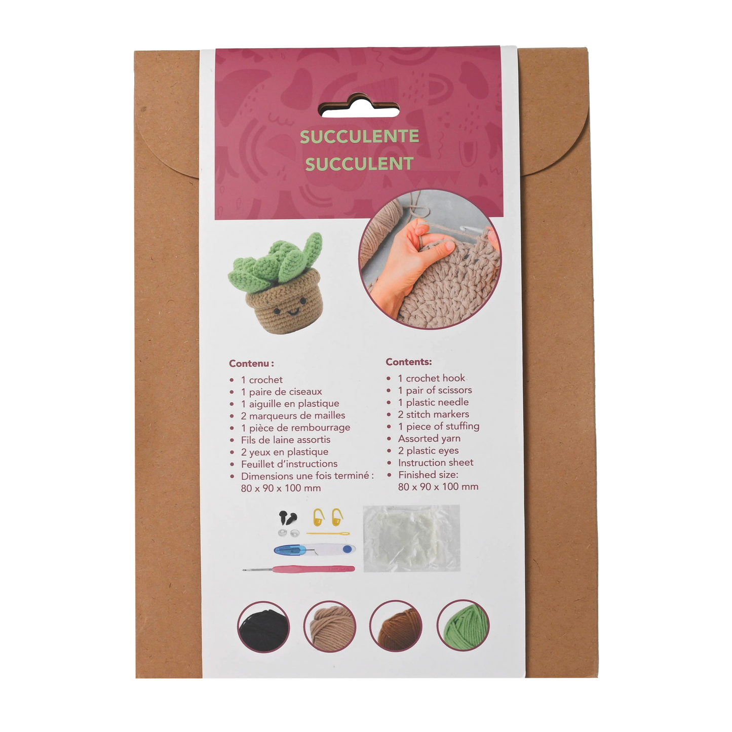 Succulent - DIY Crochet Kit