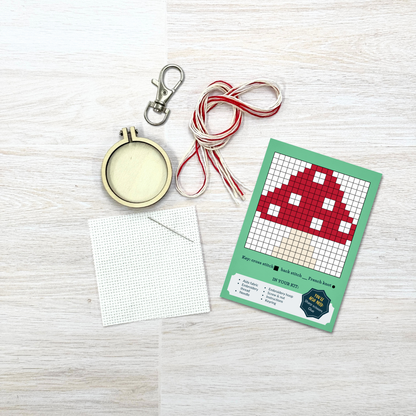 'You're a Fungi!' | Mini Matchbox Cross Stitch Kit