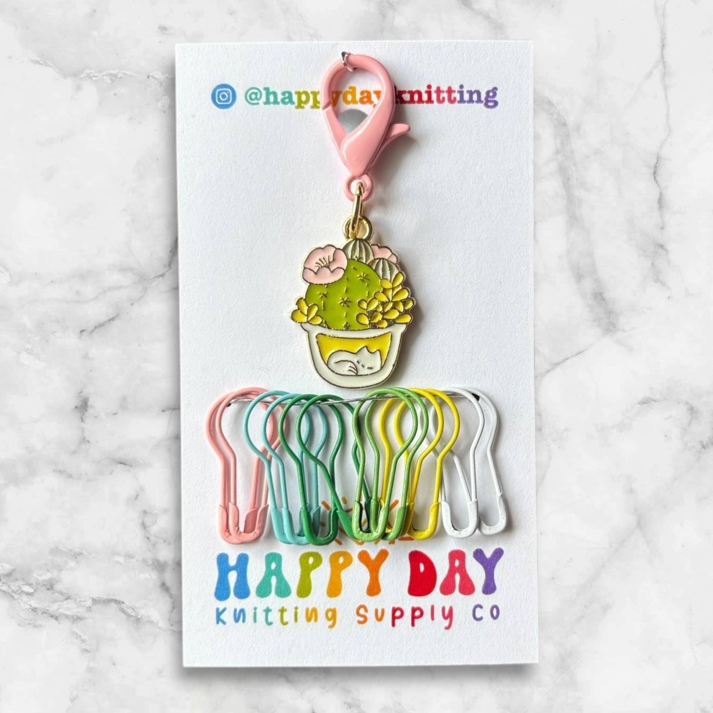 Cute Progress Keepers with Bulb Pin Stitch Markers