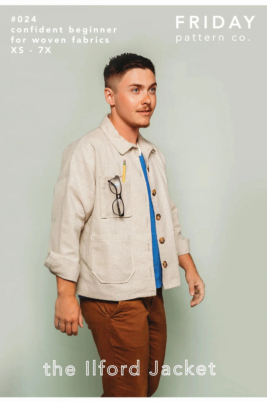 The Ilford Jacket - Sizes XS-7X  - Paper Pattern