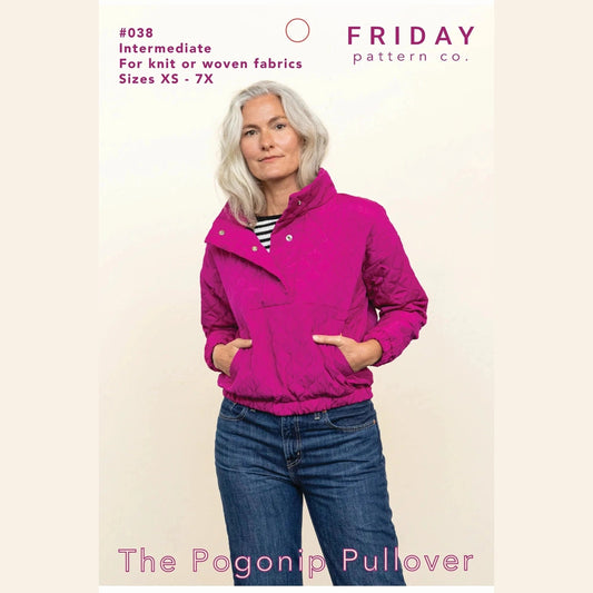 Pogonip Pullover - Sizes XS-7X  - Paper Pattern