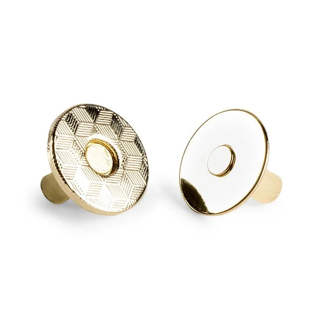 Thin Magnetic Snaps - Bag Hardware 3/4" (Various Colours)