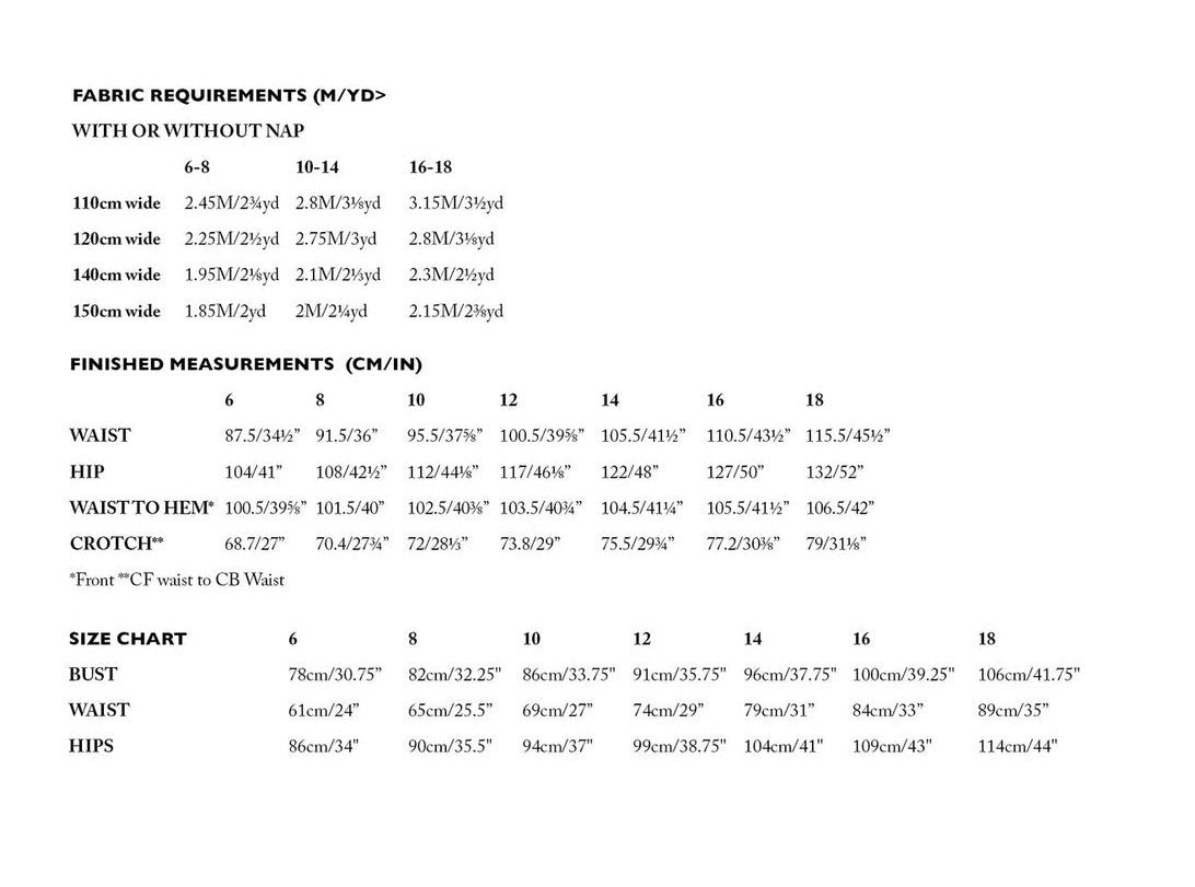 The Harlene (Paper Pattern) - Merchant & Mills