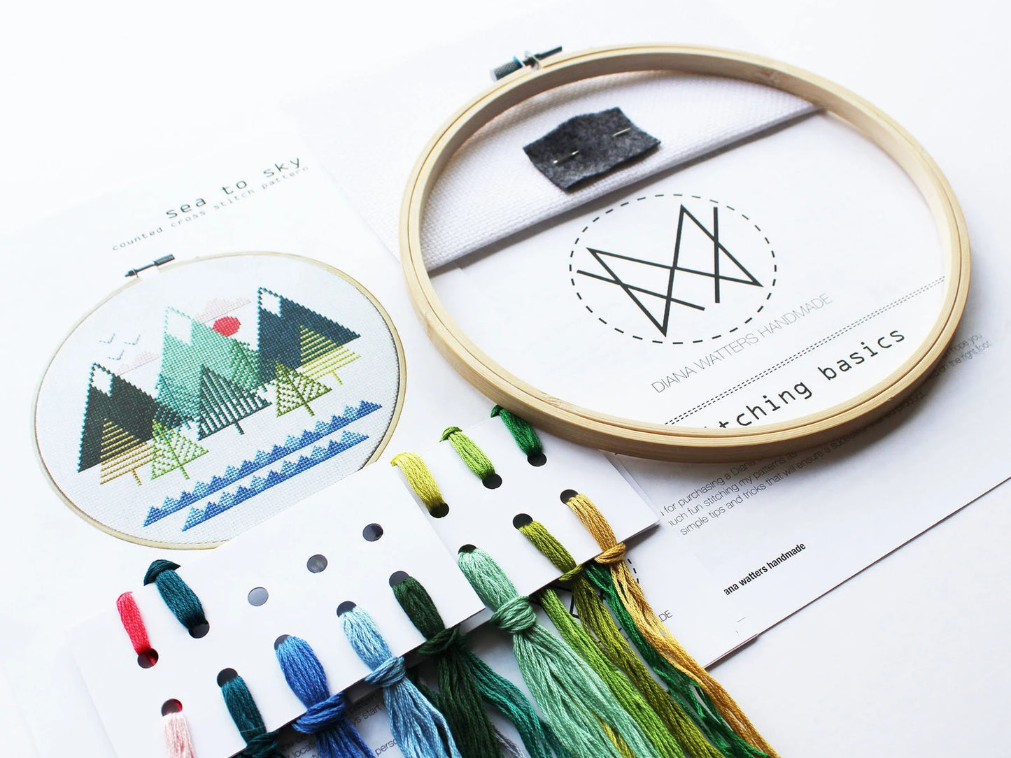 Sea to Sky Sampler - Cross Stitch Kit