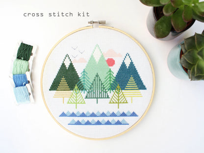 Sea to Sky Sampler - Cross Stitch Kit