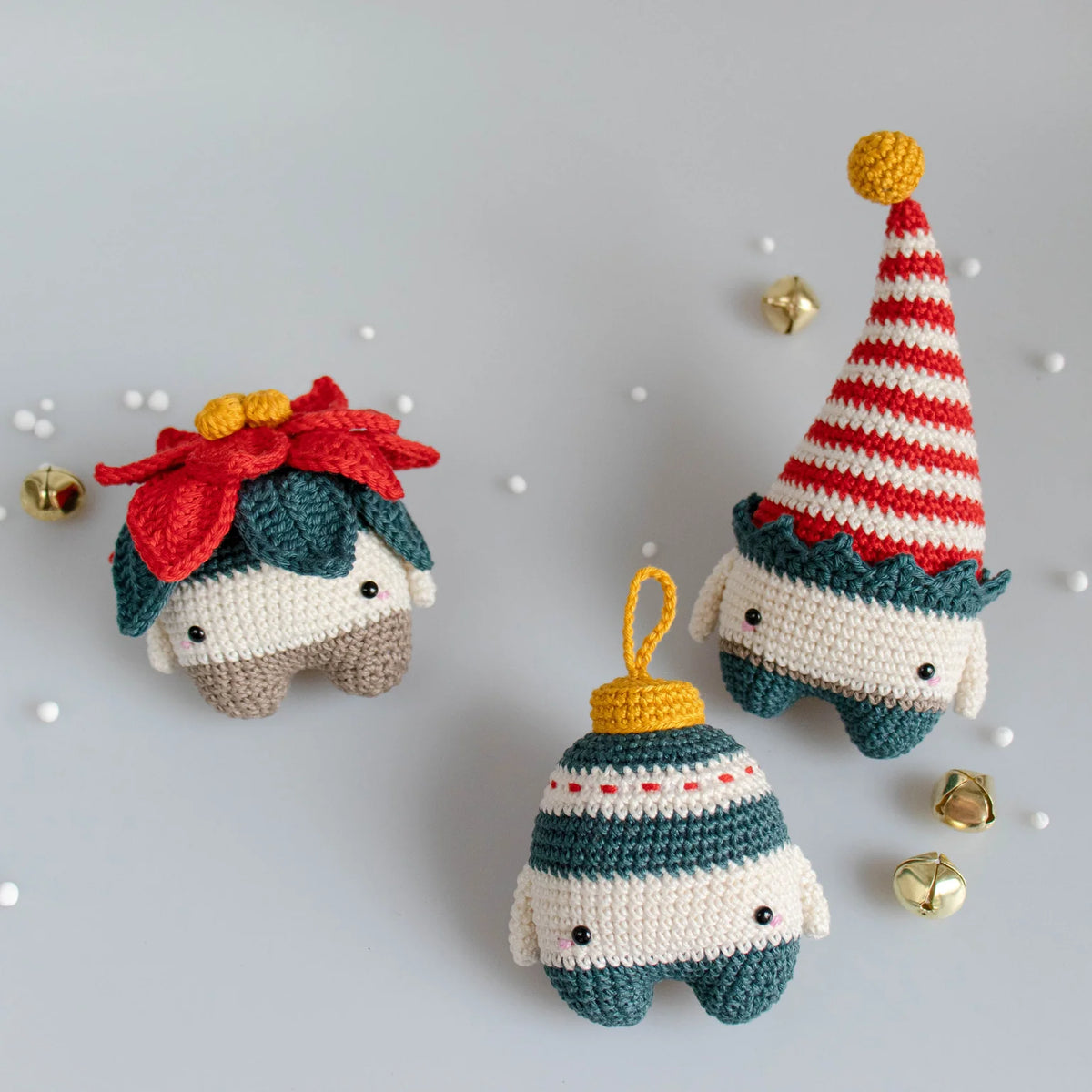 🧶🧶 Confident Beginner - Crochet Class | Amigurumi Christmas Ornaments