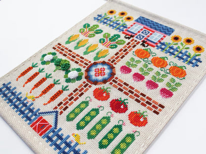 Kitchen Garden Sampler - Cross Stitch Kit