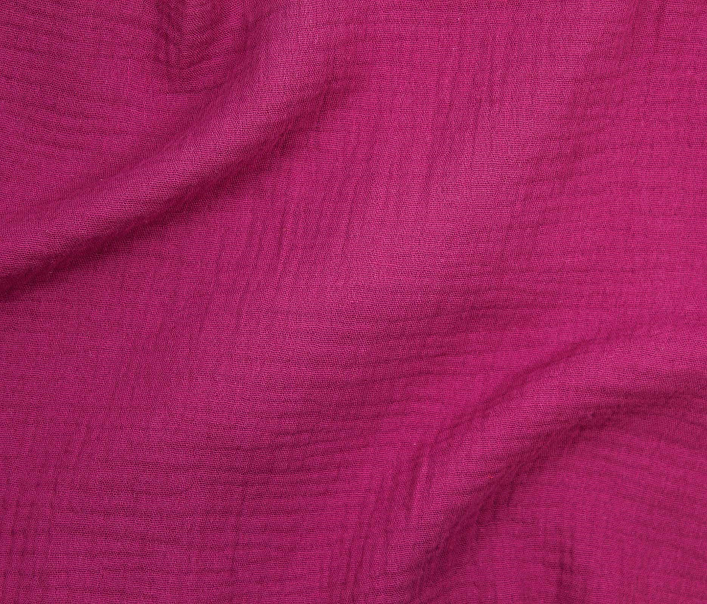 Cotton Gauze - Raspberry (Per ½ Meter)