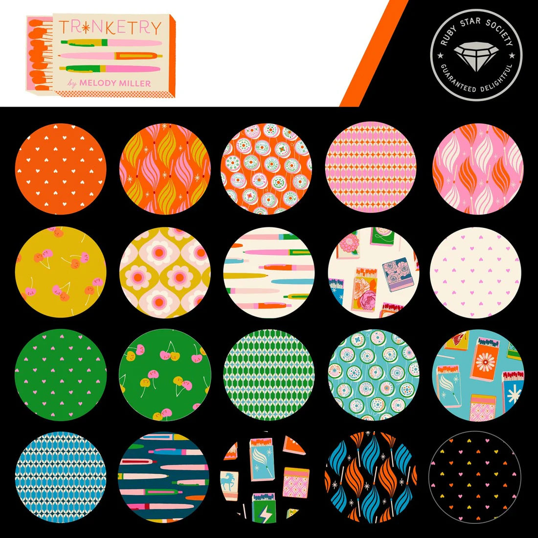 Trinketry Jelly Roll - Ruby Star Society