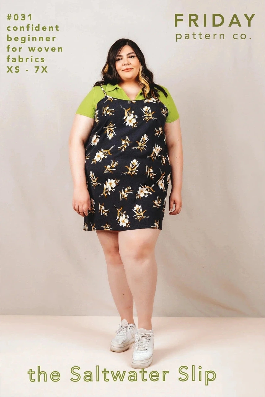Saltwater Slip Dress - XS-7X - Paper Pattern
