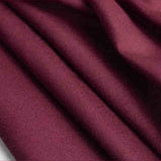 Midweight Organic Cotton Canvas - Merlot (Per ½ Meter)